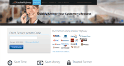 Desktop Screenshot of creditorhighway.com