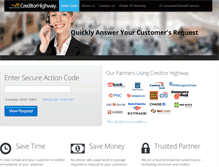Tablet Screenshot of creditorhighway.com